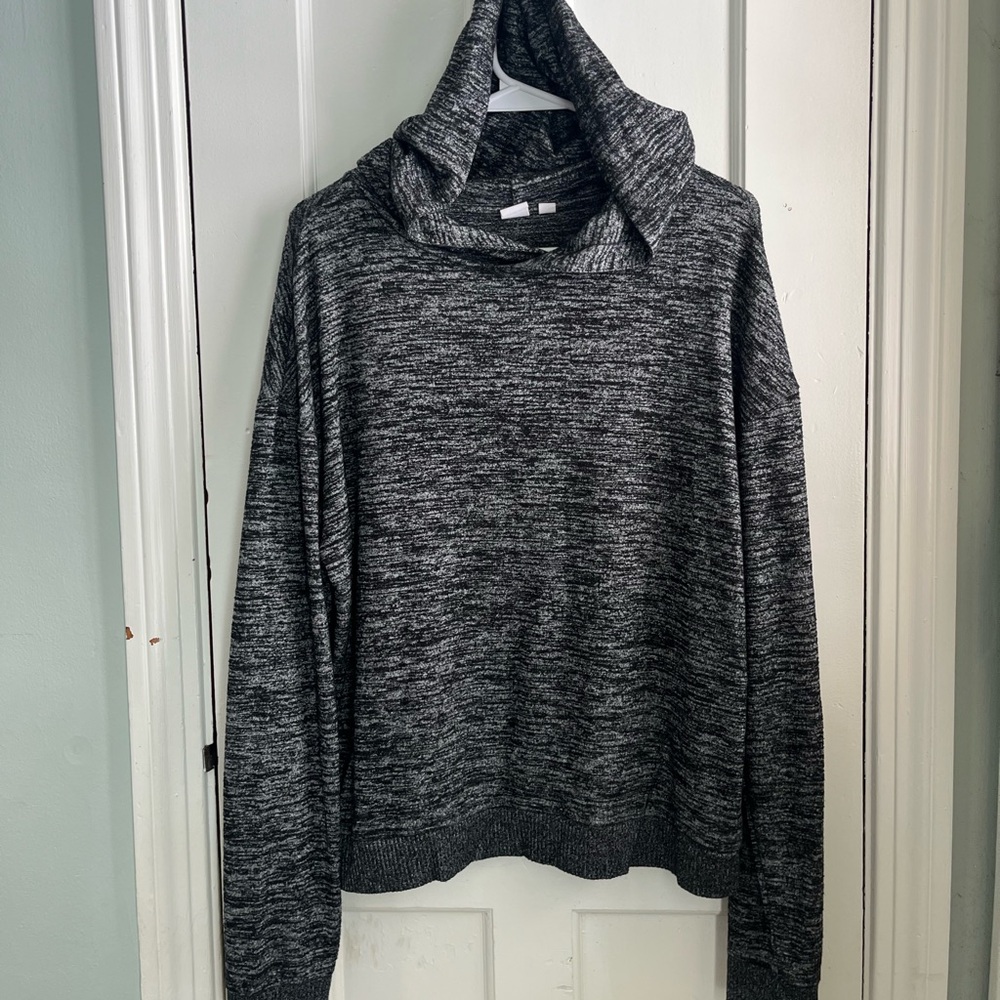 Gap Sweater Hoodie Gray Small Tall